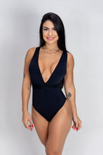 Carregar imagem no visualizador da galeria, pitaya swimwear Body Maiô Faixa Multi Amarrações Preto
