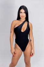 Carregar imagem no visualizador da galeria, pitaya swimwear Body Maiô Modelo Gota Preto Trilobal
